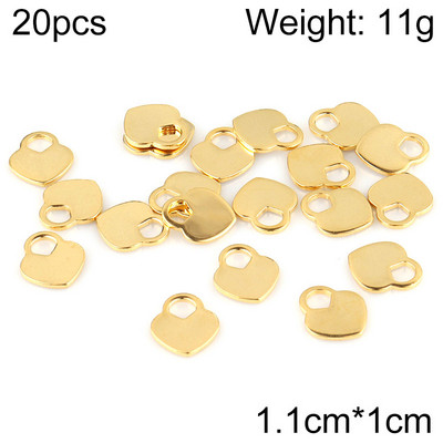 20 buc/lot pandantive cu farmecul inimii din oțel inoxidabil pandantiv cu stea și lună, pentru bricolaj, cercei, colier, bijuterii, accesorii