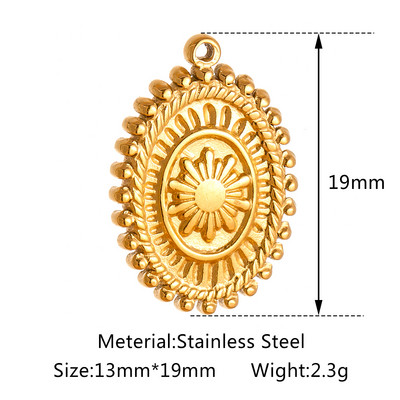 3 buc/lot din oțel inoxidabil turnat Sunburst Sun Moon Star Charms Pandantiv pentru DIY Colier Brățară Cercei Accesorii de bijuterii