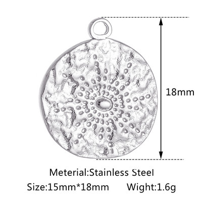 3 buc/lot din oțel inoxidabil turnat Sunburst Sun Moon Star Charms Pandantiv pentru DIY Colier Brățară Cercei Accesorii de bijuterii