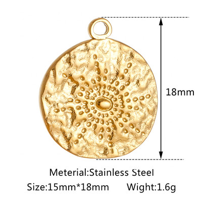 3 buc/lot din oțel inoxidabil turnat Sunburst Sun Moon Star Charms Pandantiv pentru DIY Colier Brățară Cercei Accesorii de bijuterii