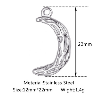 3 buc/lot din oțel inoxidabil turnat Sunburst Sun Moon Star Charms Pandantiv pentru DIY Colier Brățară Cercei Accesorii de bijuterii