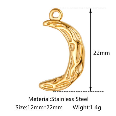 3 buc/lot din oțel inoxidabil turnat Sunburst Sun Moon Star Charms Pandantiv pentru DIY Colier Brățară Cercei Accesorii de bijuterii