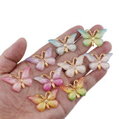 10 bucăți Fluture Rașină Brelocuri Animal Picături Pandantive Breloc pentru Breloc Brățară Bijuterii Produse pentru Confecţionarea Bijuterii Diy Păr Bijuterii Flatback