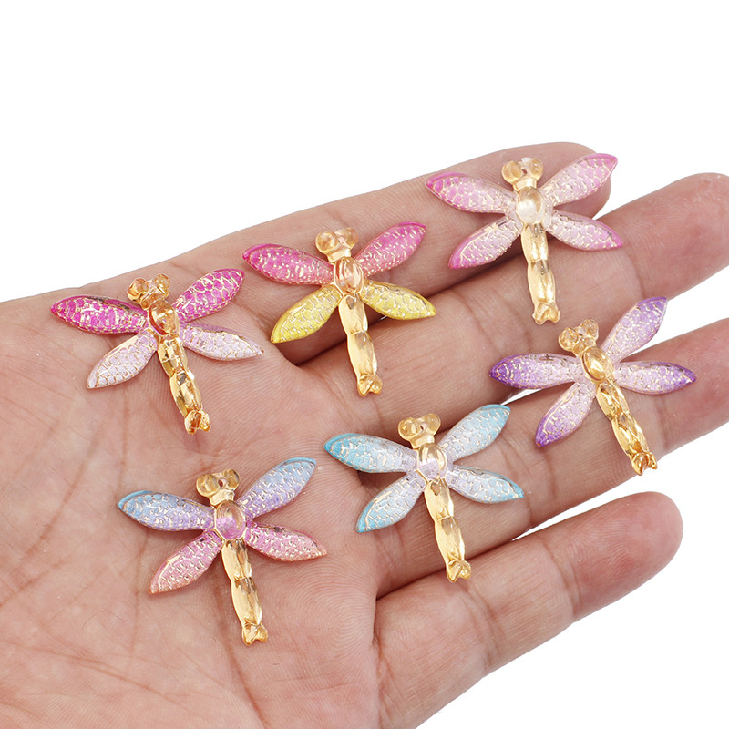 10 bucăți Fluture Rașină Brelocuri Animal Picături Pandantive Breloc pentru Breloc Brățară Bijuterii Produse pentru Confecţionarea Bijuterii Diy Păr Bijuterii Flatback