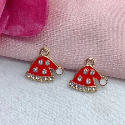 10 buc. Serii de Crăciun colorate, amestecate, smalțuri, pandantiv mic, Cadouri de Crăciun, pentru realizarea de bijuterii manuală