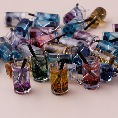 10 bucăți 26x13mm desene animate 3D rășină brelocuri înghețată pentru bricolaj realizarea pandantive coliere cercei drăguți brățări lucrate manual