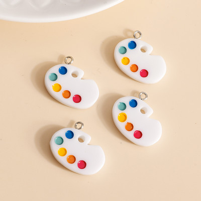 10 bucăți 26x13mm desene animate 3D rășină brelocuri înghețată pentru bricolaj realizarea pandantive coliere cercei drăguți brățări lucrate manual