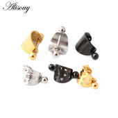 Alisouy, 1 bucată, stea de modă, din oțel inoxidabil, culoare neagră, aur, cu mreană, în formă de U, inel sexy pentru mamelon, bijuterii pentru piercing pentru corp pentru femei