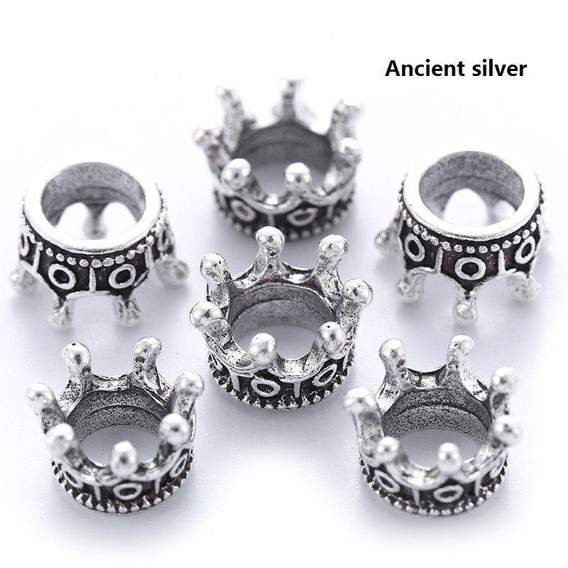 20vnt 8 spalvų lydinio palaidi tarpiklio karoliukai auksiniai sidabriniai karoliukai papuošalams gaminti „pasidaryk pats“ apyrankė Rankų darbo priedai 7x10 mm