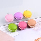 10 buc. Macaron din rășină, bijuterii cu pandantiv pentru biscuiți din desene animate, bijuterii, farmece drăguțe și amuzante, bricolaj, cercei, breloc, accesorii C570