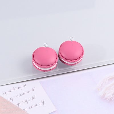 10 buc. Macaron din rășină, bijuterii cu pandantiv pentru biscuiți din desene animate, bijuterii, farmece drăguțe și amuzante, bricolaj, cercei, breloc, accesorii C570