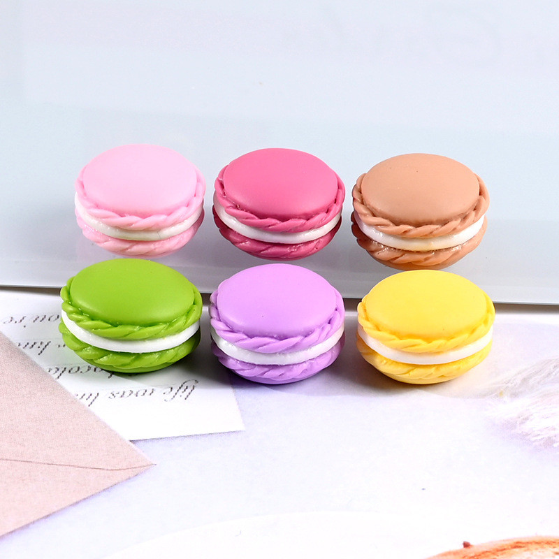 10 buc. Macaron din rășină, bijuterii cu pandantiv pentru biscuiți din desene animate, bijuterii, farmece drăguțe și amuzante, bricolaj, cercei, breloc, accesorii C570