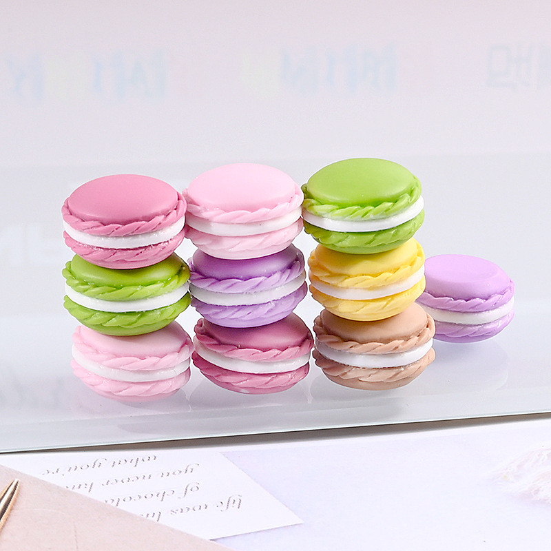 10 buc. Macaron din rășină, bijuterii cu pandantiv pentru biscuiți din desene animate, bijuterii, farmece drăguțe și amuzante, bricolaj, cercei, breloc, accesorii C570
