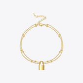 ENFASHION Boho Lock kulkšnys moterims Auksinės spalvos kulkšnys Bijoux Femme paplūdimio aksesuarai Madingi papuošalai nerūdijančio plieno A215006