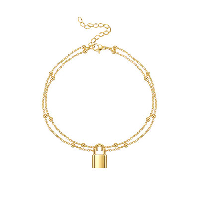 ENFASHION Boho Lock kulkšnys moterims Auksinės spalvos kulkšnys Bijoux Femme paplūdimio aksesuarai Madingi papuošalai nerūdijančio plieno A215006