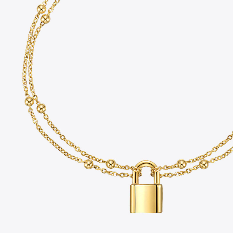 ENFASHION Boho Lock kulkšnys moterims Auksinės spalvos kulkšnys Bijoux Femme paplūdimio aksesuarai Madingi papuošalai nerūdijančio plieno A215006