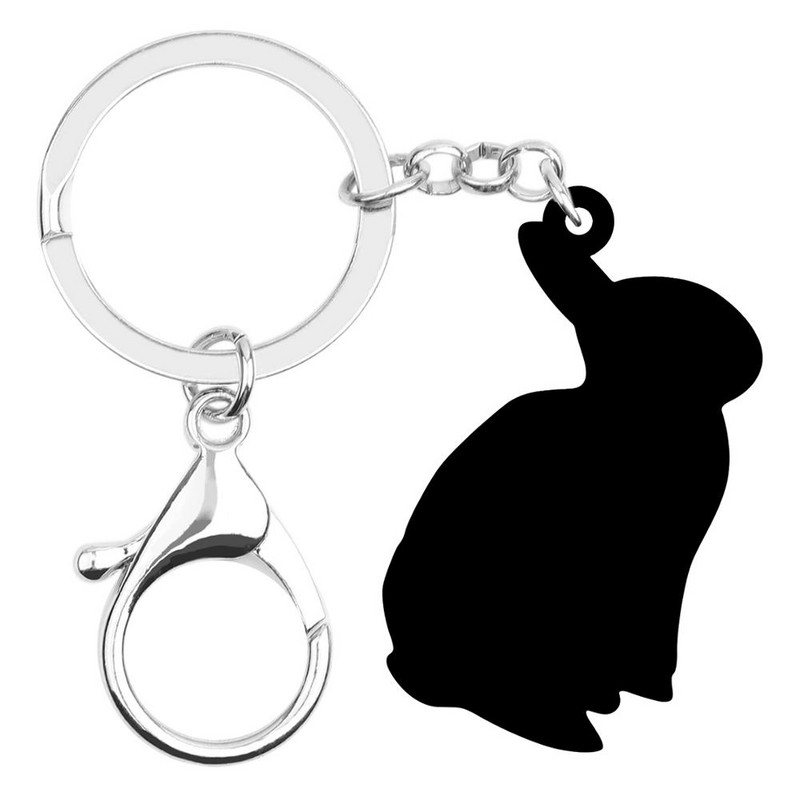 Newei Akrilo Velykų Kiškis Kiškis Triušis Raktų Pakabukai Raktų Pakabukas Didelis Mielas Gyvūnų Papuošalai Moterims Vyrams Vaikams Dovanos Automobilio krepšio apdaila