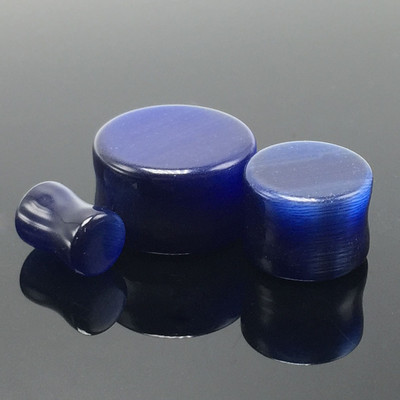 Szerves cymophanite kő füldugó pár alagút piercing fültágító test ékszer fülbevaló mérő 6 mm 8 mm 10 mm 12 mm 14 mm 16 mm