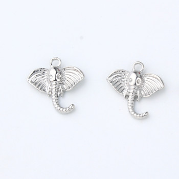 10 τμχ Vintage Bird Elephant Earring Alloy Charms Exquisite Connector Βραχιόλι Findings DIY Eardrop Jewelry αξεσουάρ