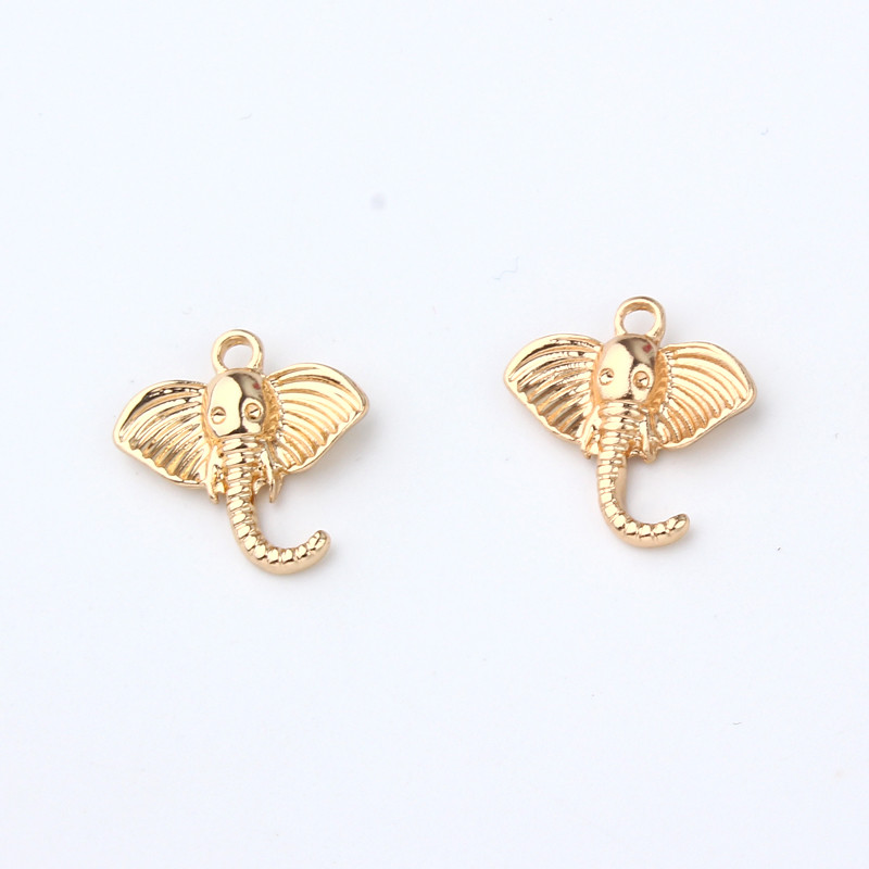 10 vnt. vintažinio paukščio dramblio auskarų lydinio pakabukai išskirtiniai apyrankės jungčių radiniai „pasidaryk pats“ ausinių papuošalų priedas