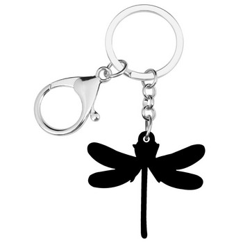 Newei Acrylic Dragonfly Μπρελόκ Μπρελόκ έντομο Ζώο μπρελόκ κοσμήματα για γυναίκες Παιδικά κορίτσια Κλασικό πορτοφόλι δώρου Γούρια για πάρτι