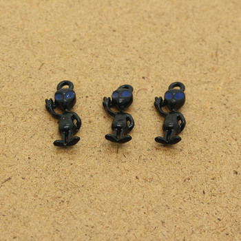 6 τμχ 20x7mm 3D Anime Aliens σμάλτο Charms Δημιουργικό αστείο σκουλαρίκι κολιέ Κρεμαστό μπρελόκ Αξεσουάρ DIY Crafts Κοσμήματα