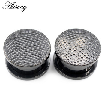 Alisouy 2 бр. 8-25 mm земна топка от неръждаема стомана Тунели за уши Тапи Разширители за плът Носилки Датчици Пиърсинг Бижута за тяло