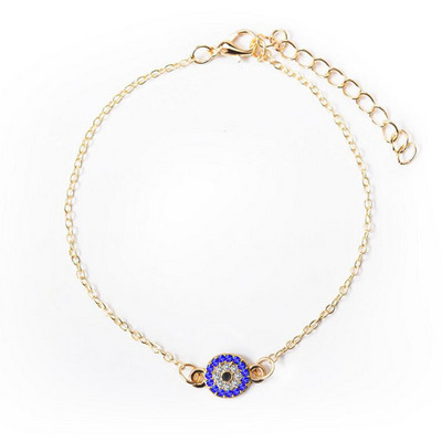 Ochi turcești de cristal noi, ochi albaștri, glezne de mărgele pentru femei, fete, lanț, gleznă, brățară reglabilă, bijuterii pentru picioare turcești de plajă