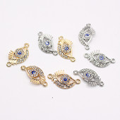 10 komada vještački dijamant Zlatni mačkasto oko Privezak za izradu narukvica Dodatak za izradu narukvica Diy Narukvice od legure Ogrlica Nalazi za nakit