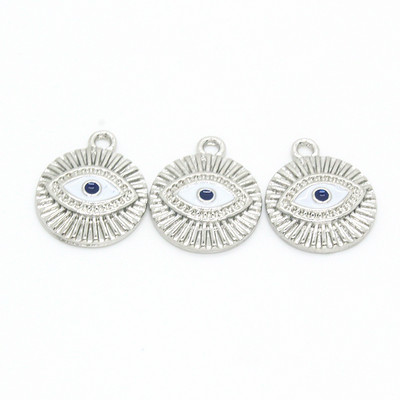 6 bucăți Turcia Clasic Evil Eyes Cercei Charms Handmade Boemia Lucky Demon Eye Brățară Colier Pandantive Diy Pentru Bijuterii Face