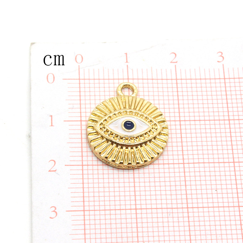 6 bucăți Turcia Clasic Evil Eyes Cercei Charms Handmade Boemia Lucky Demon Eye Brățară Colier Pandantive Diy Pentru Bijuterii Face