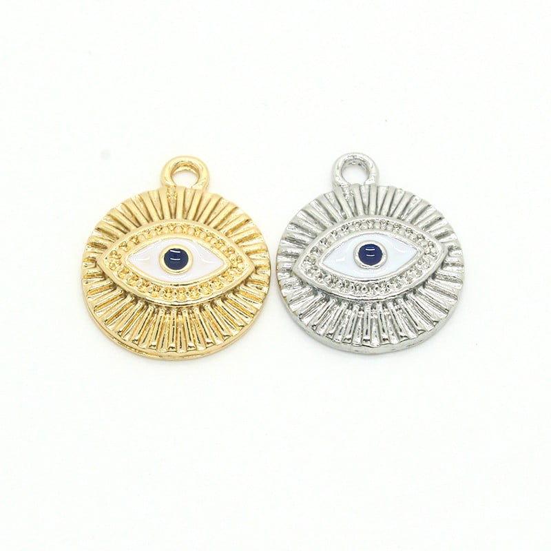 6 bucăți Turcia Clasic Evil Eyes Cercei Charms Handmade Boemia Lucky Demon Eye Brățară Colier Pandantive Diy Pentru Bijuterii Face