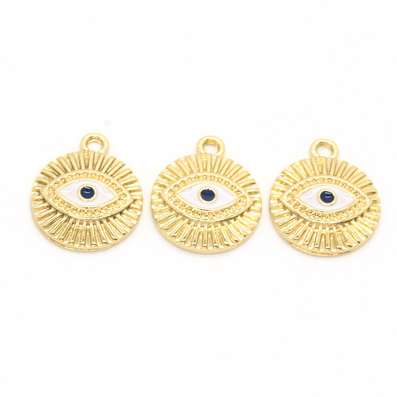 6 bucăți Turcia Clasic Evil Eyes Cercei Charms Handmade Boemia Lucky Demon Eye Brățară Colier Pandantive Diy Pentru Bijuterii Face