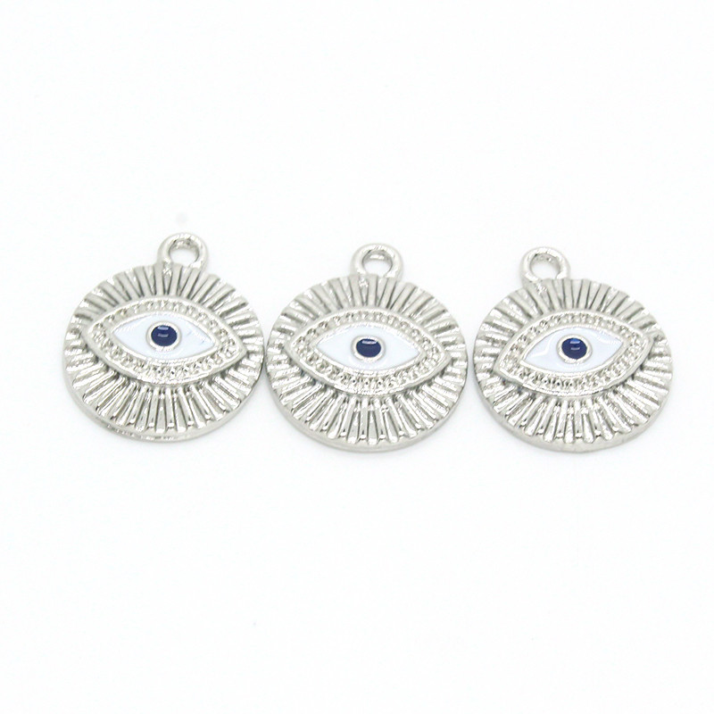 6 bucăți Turcia Clasic Evil Eyes Cercei Charms Handmade Boemia Lucky Demon Eye Brățară Colier Pandantive Diy Pentru Bijuterii Face