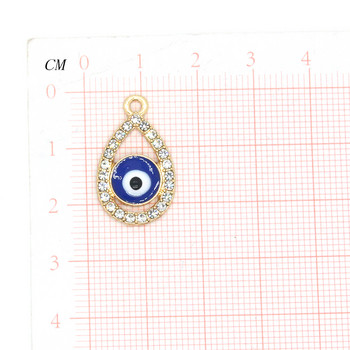 6 τμχ Vintage Μαύρο λουλούδι Drop Eye Eye Σάλτσες Γυαλιστερό Rhinestone Σκουλαρίκι Devil\'s Eye Κρεμαστά Γυναικεία κοσμήματα