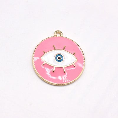 4db Új ötvözet zománc Török Evil Eye Fülbevaló Bűbáj Divat Személyiség Fülbevaló Nyaklánc Medál Kiegészítő Szerencsés Ékszer Gyártmány