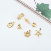 10 bucăți aur cupru monedă soare cercei brelocuri brățară conector constatări gotic înger stea cercei pandantive stropire bijuterii