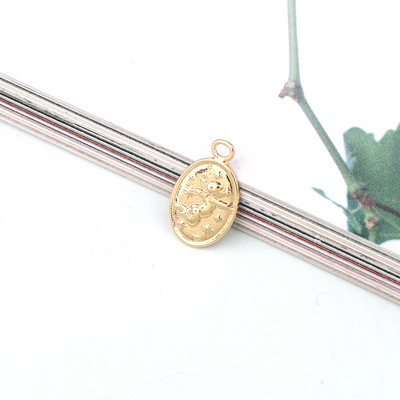 10 bucăți aur cupru monedă soare cercei brelocuri brățară conector constatări gotic înger stea cercei pandantive stropire bijuterii