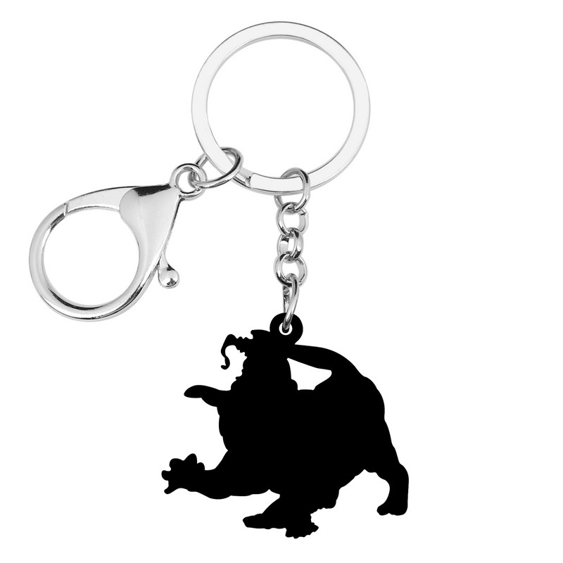 Bonsny acrilic Halloween dulce pălărie magică pisică pisicuță breloc inel unic geanta geanta breloc mașină bijuterii pentru femei fete farmec