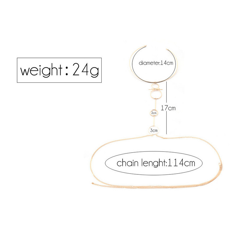 „Boho Bralet“ grandinės karoliai Moteriški kūno karoliai grandinės asmenybės 2019 m. „Bralette“ paplūdimio vasaros papuošalų „torques“