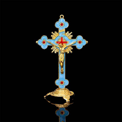Cruce mare crucifix stație Hristos catolic Iisus statuie mare rugăciune religioasă decorare biserică mașină decor biserică