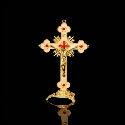 Cruce mare crucifix stație Hristos catolic Iisus statuie mare rugăciune religioasă decorare biserică mașină decor biserică