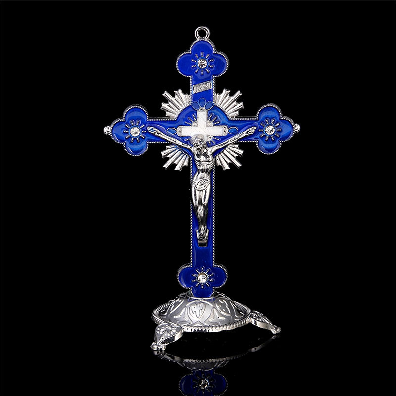Cruce mare crucifix stație Hristos catolic Iisus statuie mare rugăciune religioasă decorare biserică mașină decor biserică