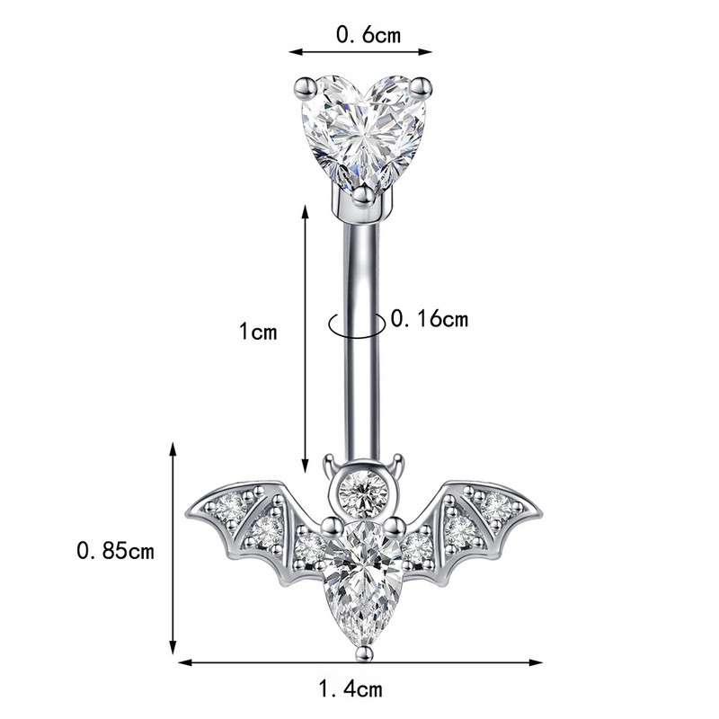 Inel pentru burtică liliac Piercing la buric liliac, placat negru, piercing pentru corp, zircon roșu, piercing la buric liliac, bijuterii femei