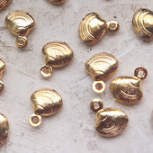 5/10/15 bucăți din aliaj de zinc, aur, cochilie mici, metal, brelocuri, bijuterii, brățară, cercei, colier, pandantiv, fabricarea de farmec