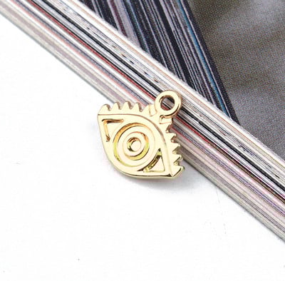 10 bucăți încântător Hollow Life Tree Cat Charms pentru cercei Conector Constatări Evil Eye Colier Brățară Pandantive Bijuterii Accesorii