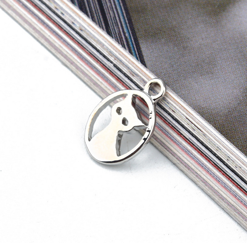 10 bucăți încântător Hollow Life Tree Cat Charms pentru cercei Conector Constatări Evil Eye Colier Brățară Pandantive Bijuterii Accesorii