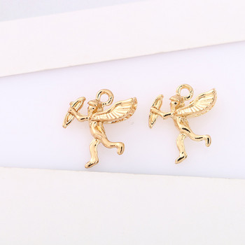 5τμχ Angel Cupid Lovely Earrings Charms Alloy Findings Diy βραχιόλι Κολιέ Κρεμαστό κόσμημα Αξεσουάρ κατασκευής C227