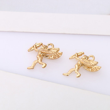 5τμχ Angel Cupid Lovely Earrings Charms Alloy Findings Diy βραχιόλι Κολιέ Κρεμαστό κόσμημα Αξεσουάρ κατασκευής C227