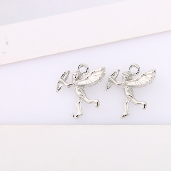 5τμχ Angel Cupid Lovely Earrings Charms Alloy Findings Diy βραχιόλι Κολιέ Κρεμαστό κόσμημα Αξεσουάρ κατασκευής C227